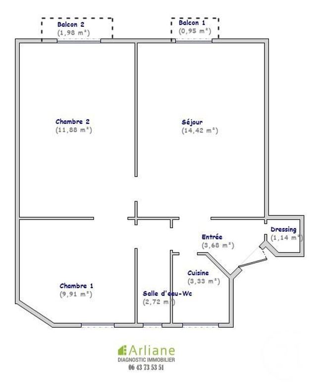 appartement à vendre - 3 pièces - 47.08 m2 - PARIS - 75013 - ILE-DE-FRANCE - Century 21 Lutèce Immobilier appartement à vendre - 3 pièces - 47.08 m2 - PARIS - 75013 - ILE-DE-FRANCE - Century 21 Lutèce Immobilier