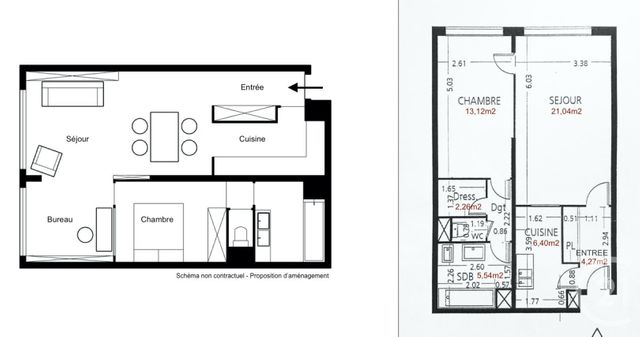 Appartement F2 à vendre - 2 pièces - 56.0 m2 - PARIS - 75013 - ILE-DE-FRANCE - Century 21 Lutèce Immobilier Appartement F2 à vendre - 2 pièces - 56.0 m2 - PARIS - 75013 - ILE-DE-FRANCE - Century 21 Lutèce Immobilier