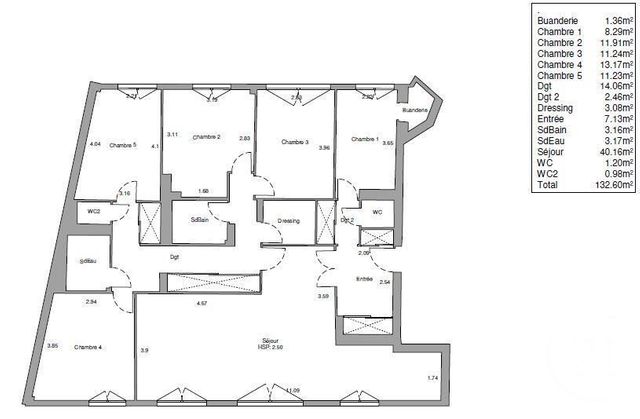 Appartement F6 à vendre - 6 pièces - 132.6 m2 - PARIS - 75013 - ILE-DE-FRANCE - Century 21 Lutèce Immobilier Appartement F6 à vendre - 6 pièces - 132.6 m2 - PARIS - 75013 - ILE-DE-FRANCE - Century 21 Lutèce Immobilier