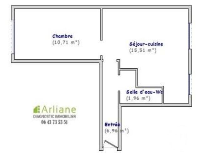 Afficher la photo en grand Appartement F2 à vendre - 2 pièces - 35.14 m2 - COURBEVOIE - 92 - ILE-DE-FRANCE - Century 21 Lutèce Immobilier