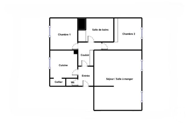 Appartement F4 à vendre - 4 pièces - 65.0 m2 - PARIS - 75013 - ILE-DE-FRANCE - Century 21 Lutèce Immobilier