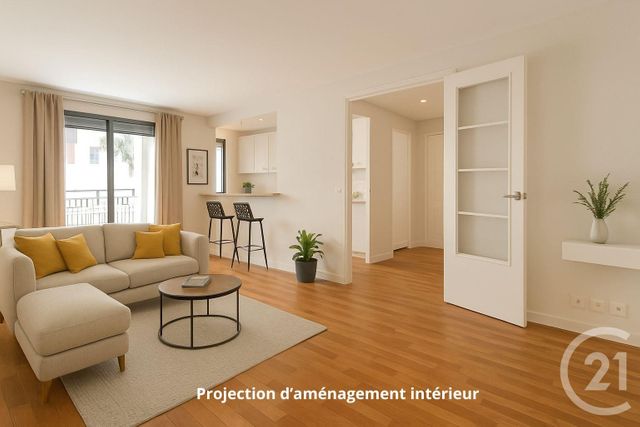 Appartement F3 à vendre - 2 pièces - 59.0 m2 - PARIS - 75013 - ILE-DE-FRANCE - Century 21 Lutèce Immobilier