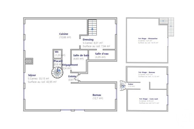 Appartement à vendre - 5 pièces - 130.0 m2 - PARIS - 75013 - ILE-DE-FRANCE - Century 21 Lutèce Immobilier