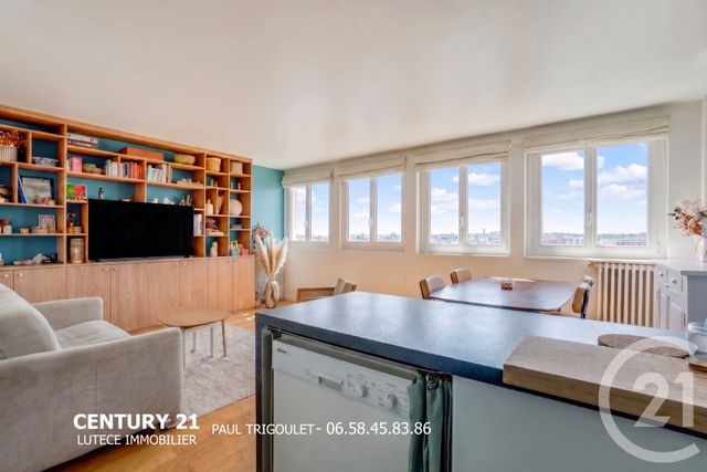 Appartement F3 à vendre - 3 pièces - 62.19 m2 - PARIS - 75013 - ILE-DE-FRANCE - Century 21 Lutèce Immobilier
