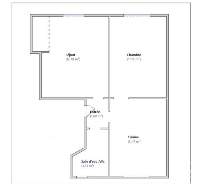 Appartement F2 à vendre - 2 pièces - 40.0 m2 - PARIS - 75013 - ILE-DE-FRANCE - Century 21 Lutèce Immobilier