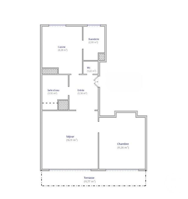 Appartement F2 à vendre - 2 pièces - 49.0 m2 - PARIS - 75014 - ILE-DE-FRANCE - Century 21 Lutèce Immobilier