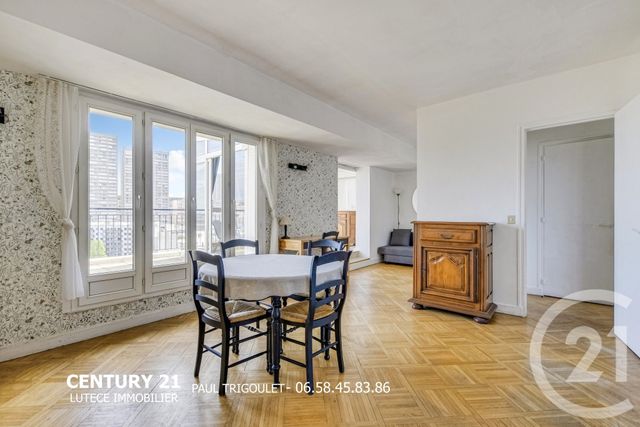 Appartement F3 à vendre - 3 pièces - 65.45 m2 - PARIS - 75013 - ILE-DE-FRANCE - Century 21 Lutèce Immobilier