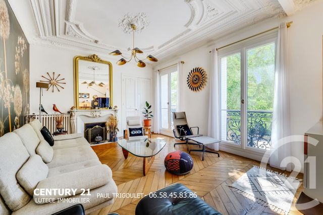Appartement F6 à vendre - 6 pièces - 117.3 m2 - PARIS - 75014 - ILE-DE-FRANCE - Century 21 Lutèce Immobilier