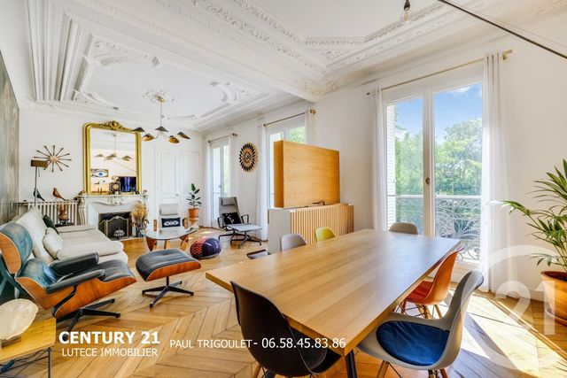 Appartement F6 à vendre - 6 pièces - 117.3 m2 - PARIS - 75014 - ILE-DE-FRANCE - Century 21 Lutèce Immobilier