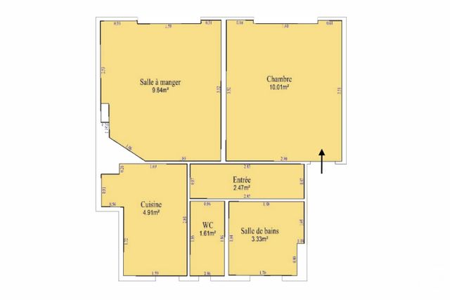 Appartement F2 à vendre - 2 pièces - 32.2 m2 - PARIS - 75012 - ILE-DE-FRANCE - Century 21 Lutèce Immobilier